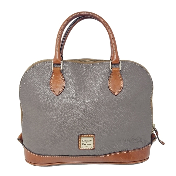 Dooney & Bourke | Women's Gray Pebble Zip Satchel Bag (One Size) - Picture 1 of 16